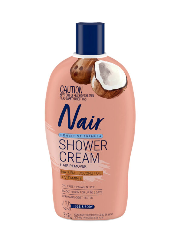 Nair Shower Hair Removal Cream Sensitive Legs & Body 357g