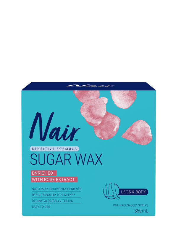 Nair Sugar Wax Sensitive Hair Removal Legs & Body 350mL