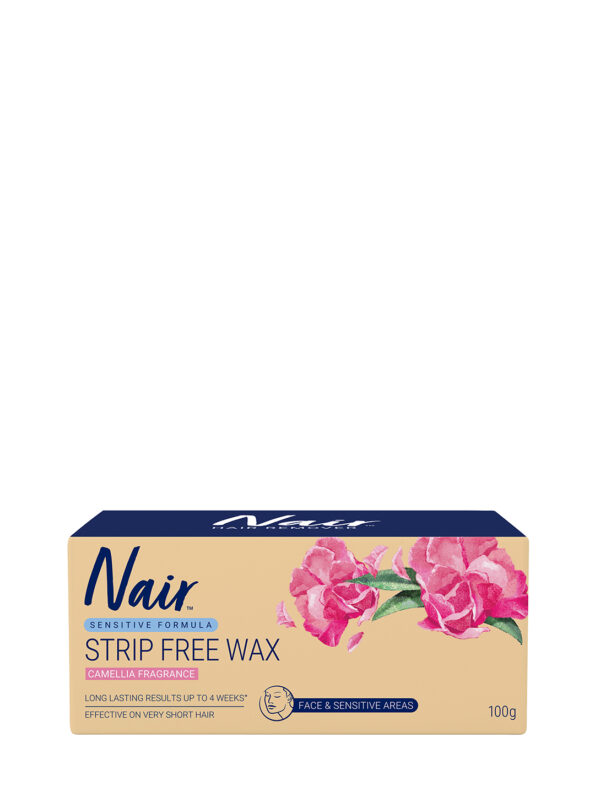 Nair Strip Free Wax Sensitive Hair Removal Liquid Wax Face 100g